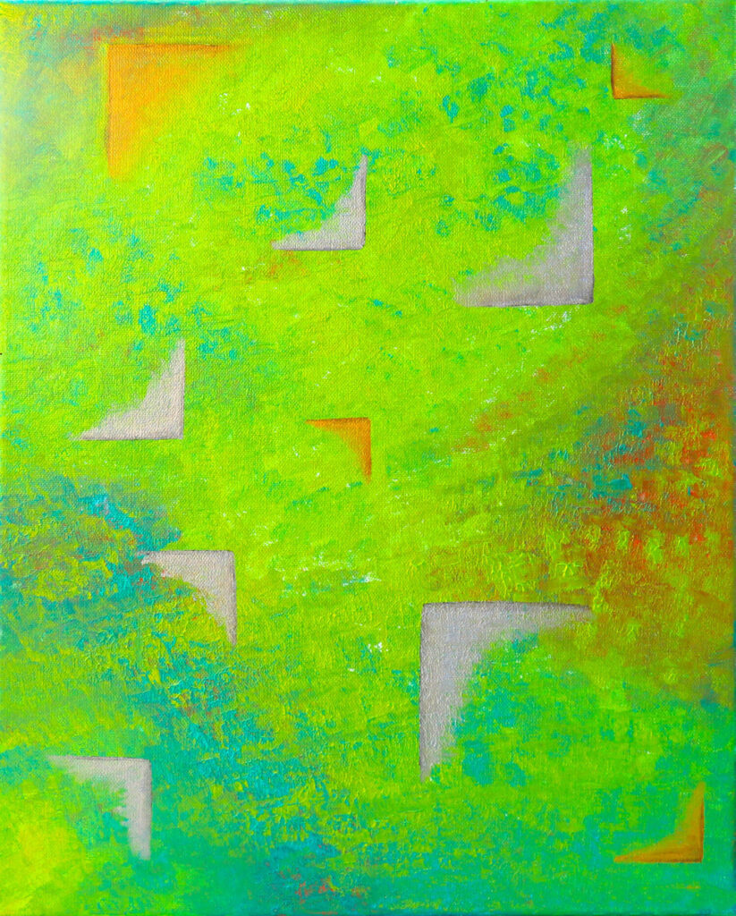 Andrea Houšková - abstraktní malba -Kaktus