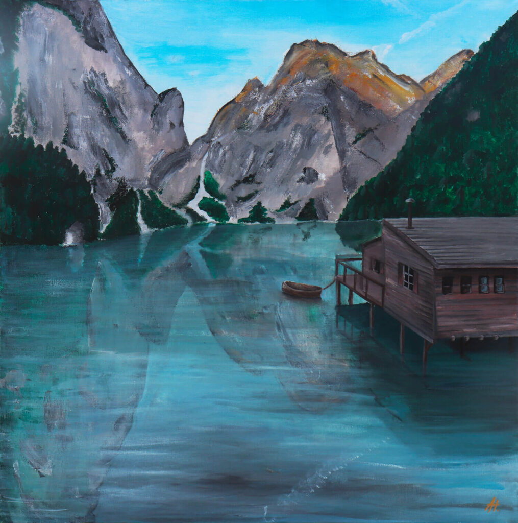 Andrea Houšková - Abstraktní obrazy - Jezero